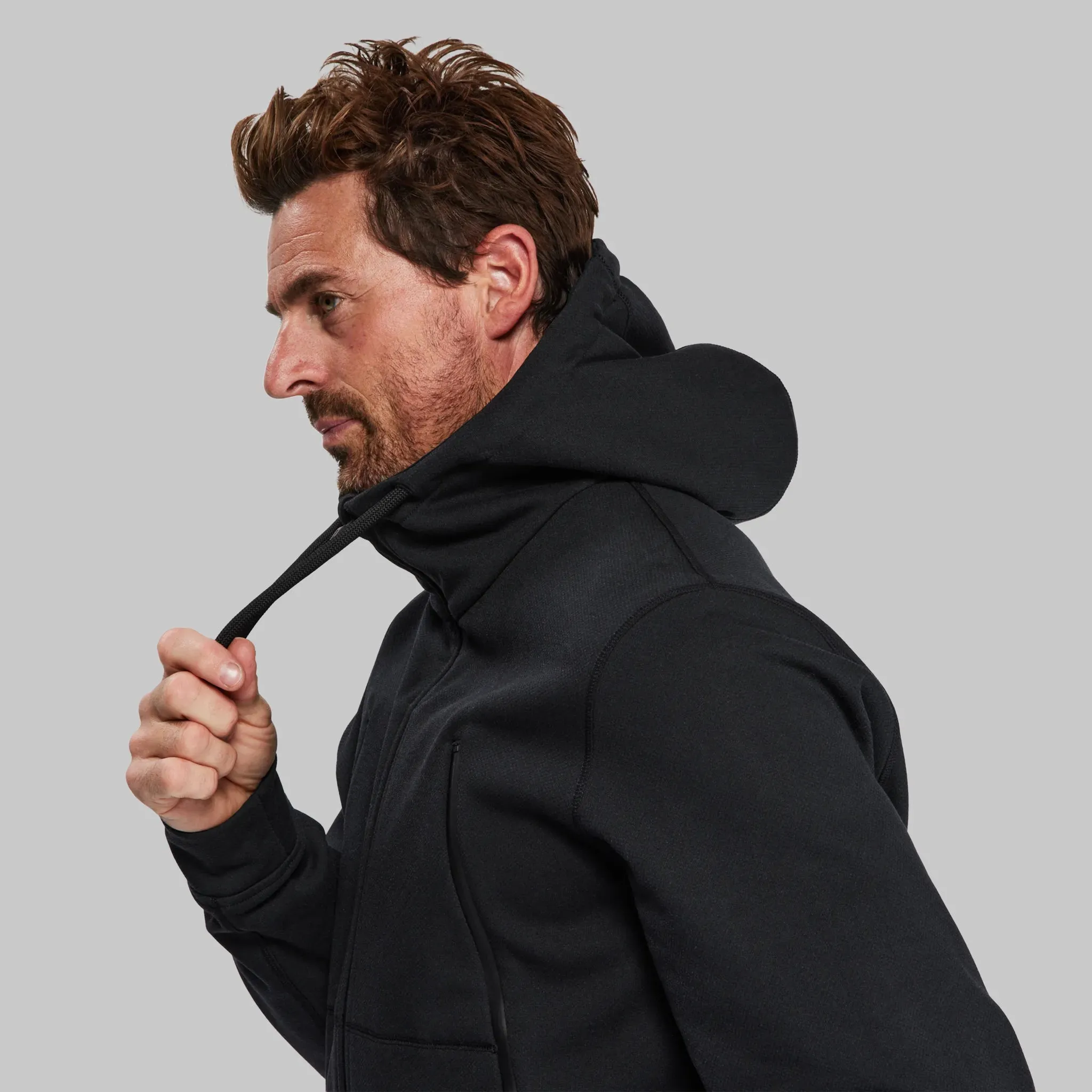 100 Year Zip Through Hoodie. Black edition