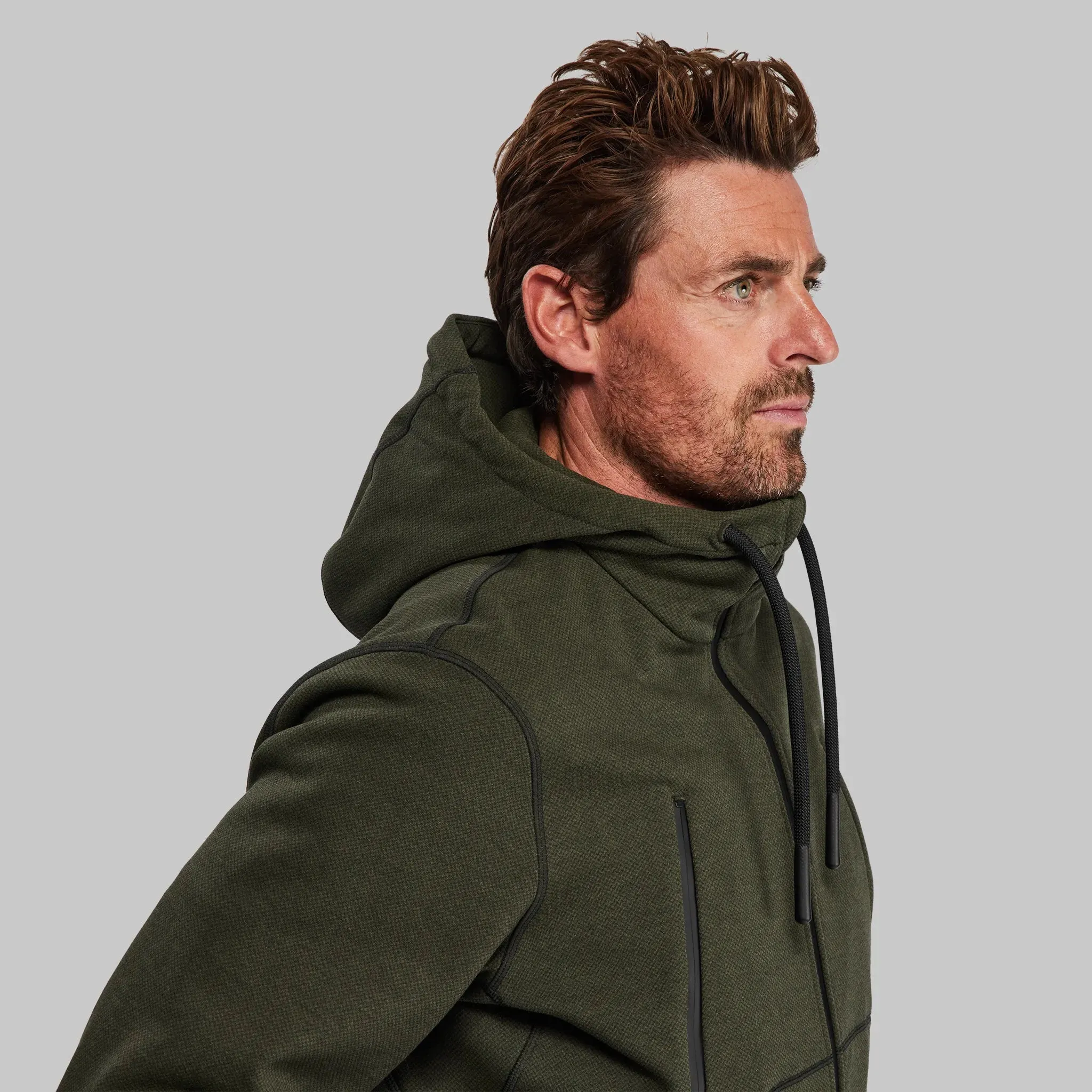 100 Year Zip Through Hoodie. Green edition