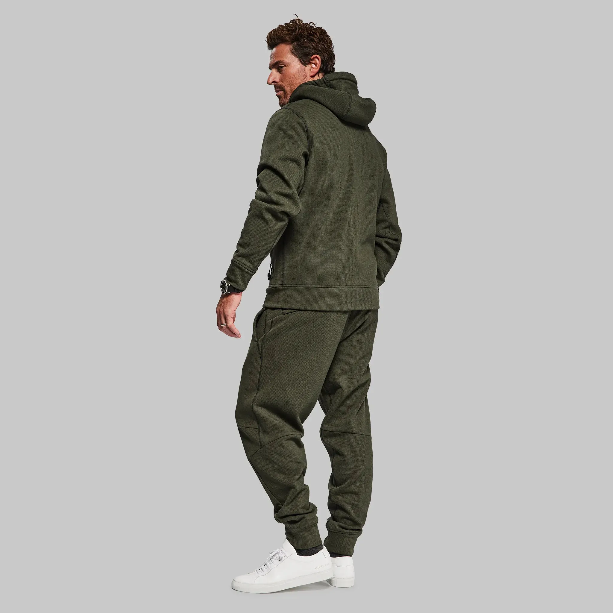 100 Year Zip Through Hoodie. Green edition