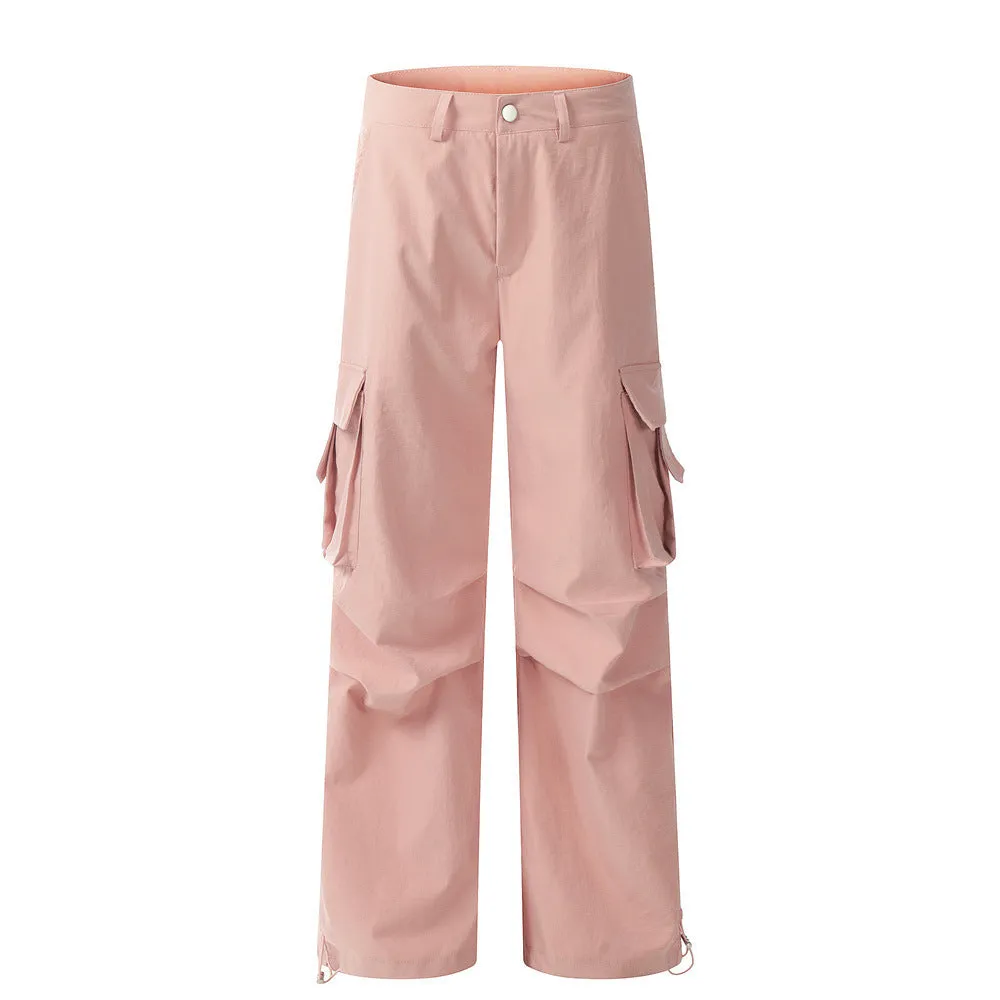 American Pleated Paratrooper Casual Pants Men