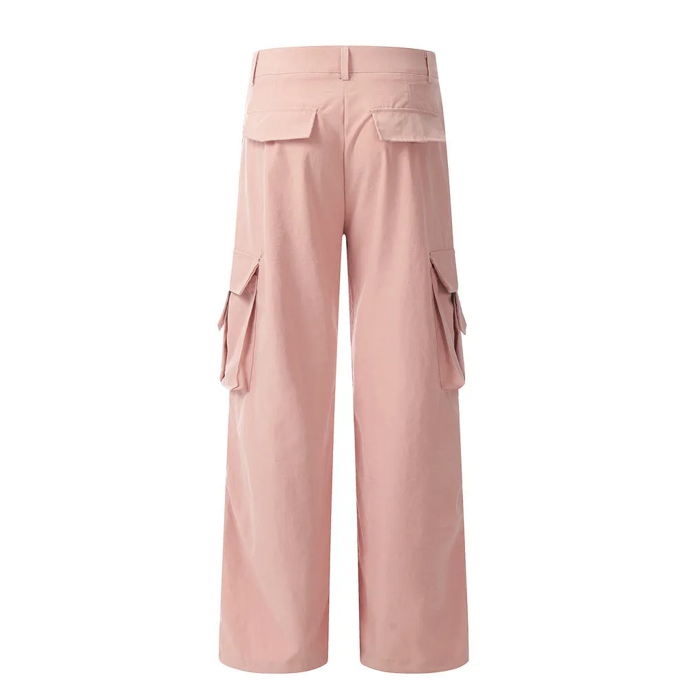 American Pleated Paratrooper Casual Pants Men