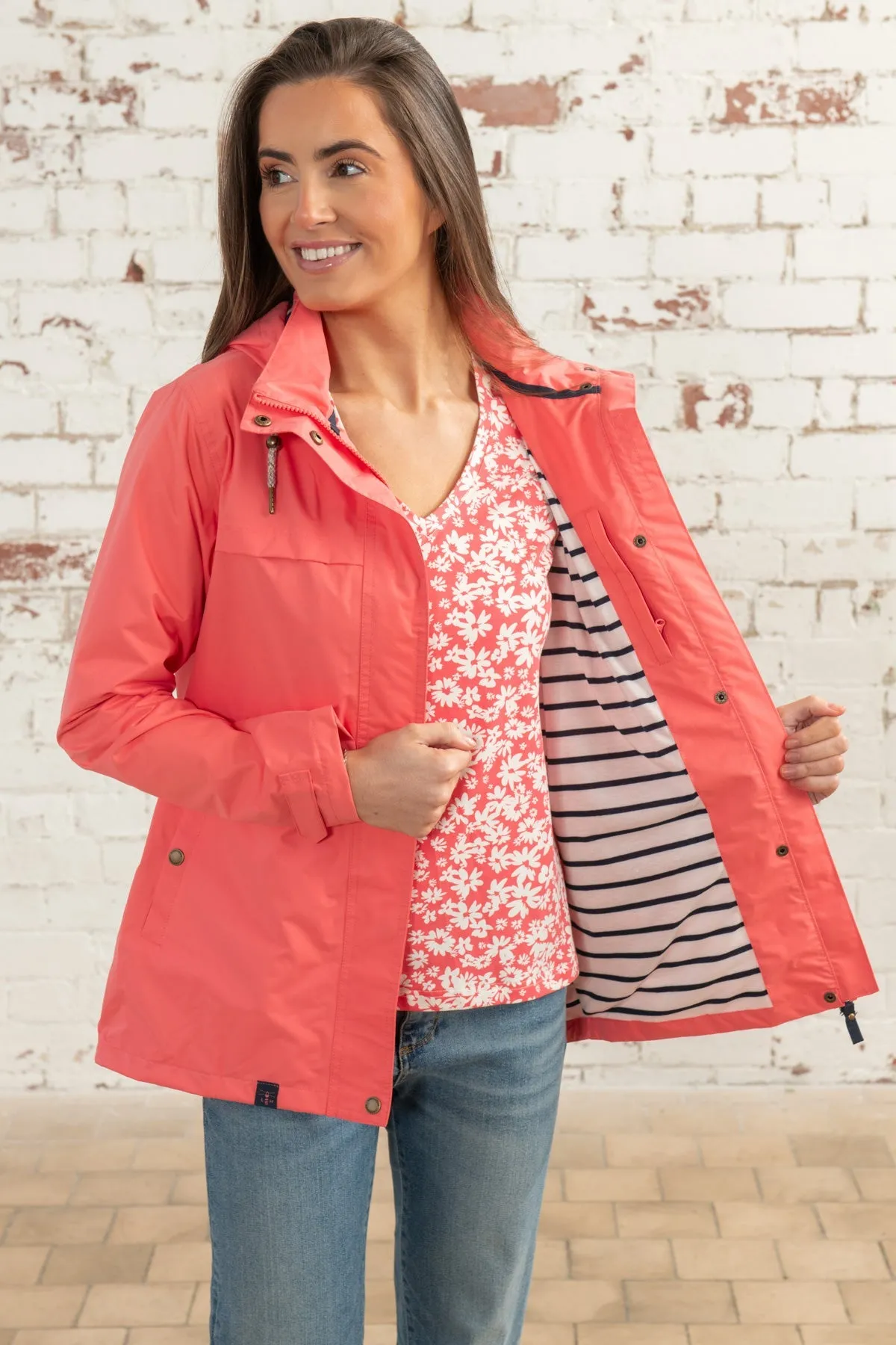 Beachcomber Jacket - Coral