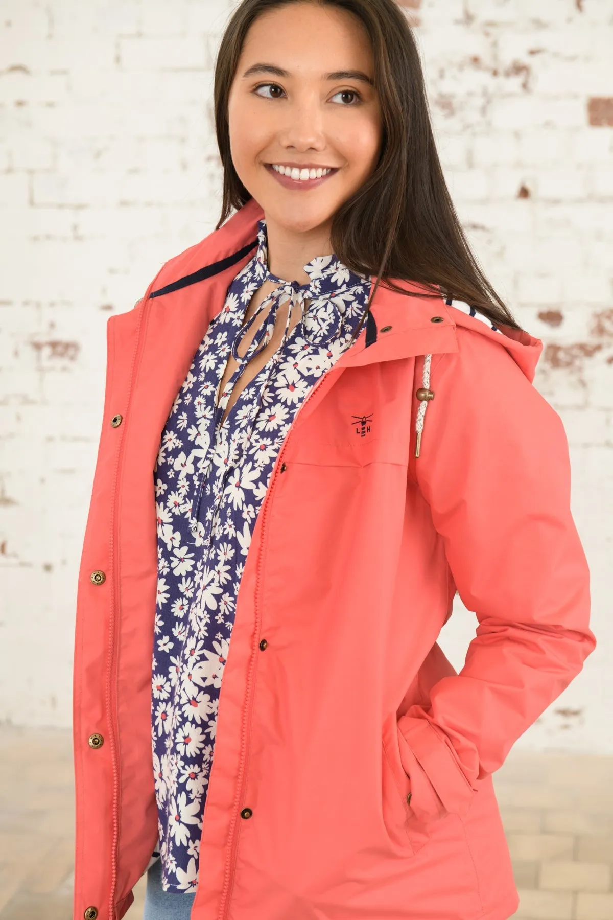 Beachcomber Jacket - Coral