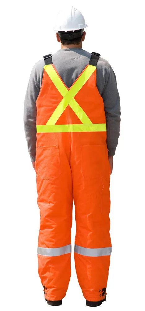 Bib Pants - AGO Hi-Vis Insulated Bib Overalls, PC-370