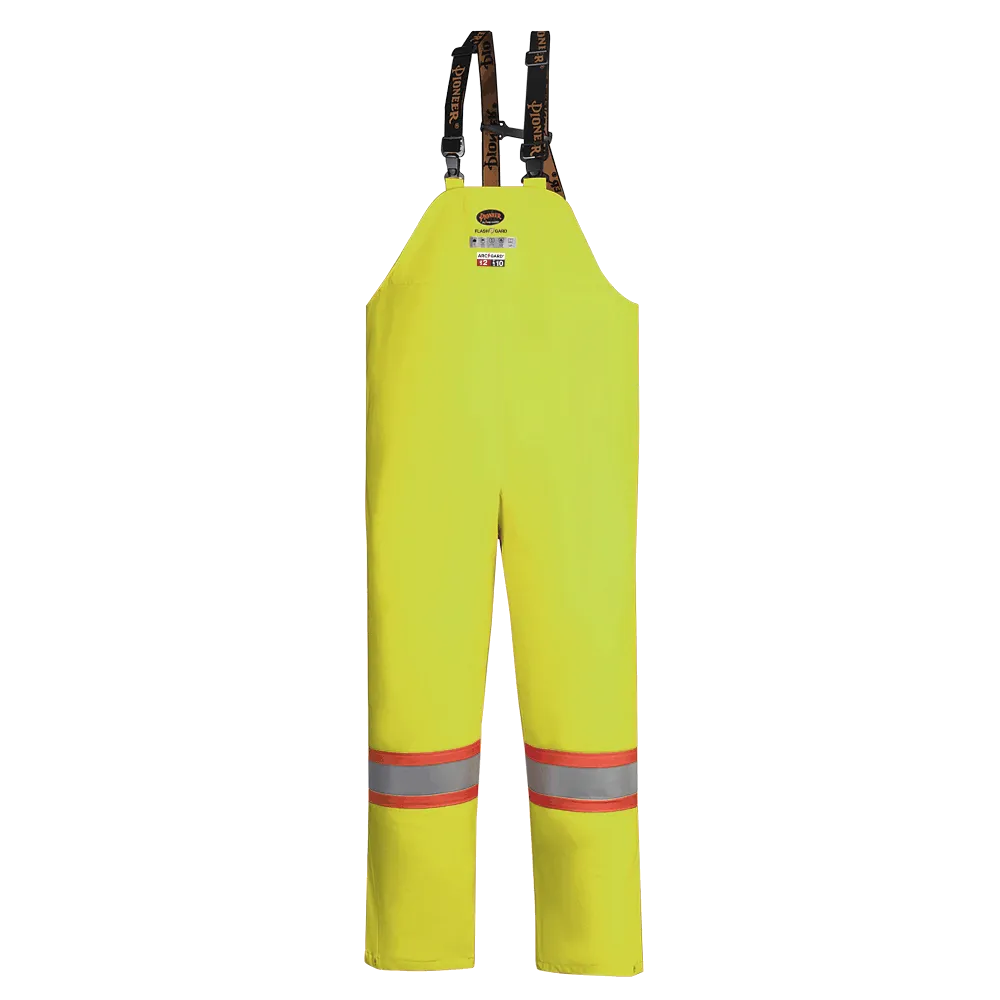 Bib Pants - Pioneer Hi-Viz FR Arc PU/Cotton Rain Bib Pants 5882 / 5883