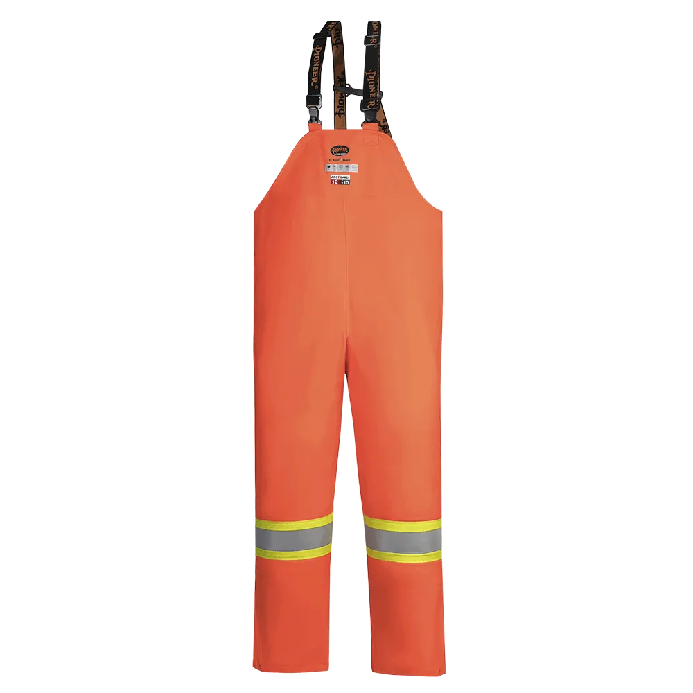 Bib Pants - Pioneer Hi-Viz FR Arc PU/Cotton Rain Bib Pants 5882 / 5883