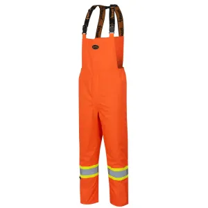 Bib Pants - Pioneer Hi-Viz Orange “The Rock” 300D Oxford Polyester Insulated Bib Pants, 5053 / 5033