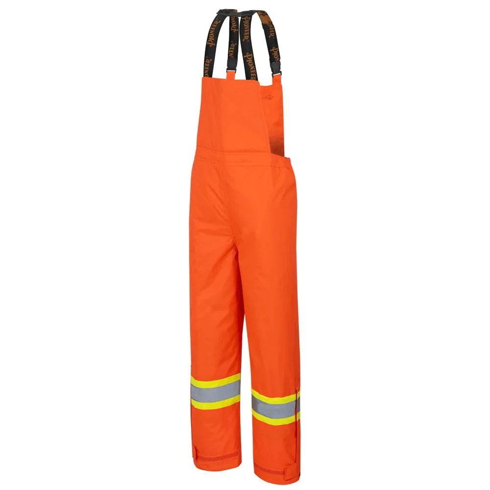 Bib Pants - Pioneer Hi-Viz Orange “The Rock” 300D Oxford Polyester Insulated Bib Pants, 5053 / 5033