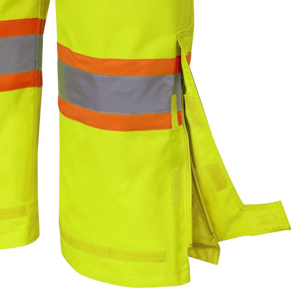 Bib Pants - Pioneer Hi-Viz Orange “The Rock” 300D Oxford Polyester Insulated Bib Pants, 5053 / 5033