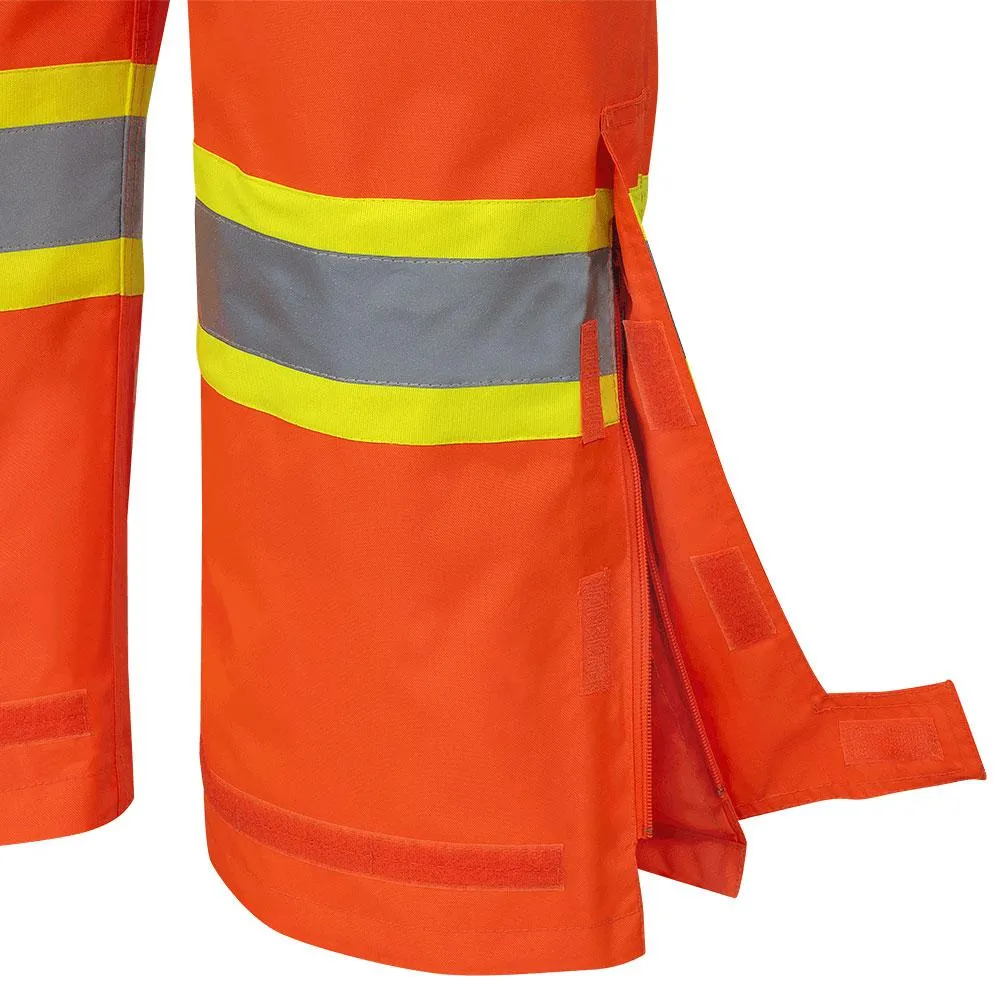 Bib Pants - Pioneer Hi-Viz Orange “The Rock” 300D Oxford Polyester Insulated Bib Pants, 5053 / 5033