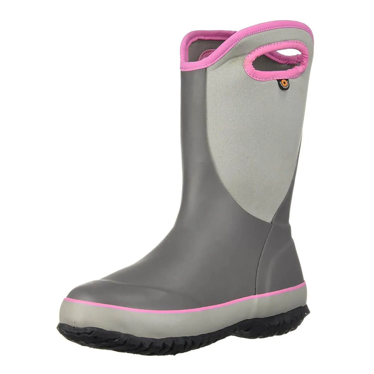 Bogs Kid's Rain Boots - Slushie gray Multi Solid Insulated | 72292-062