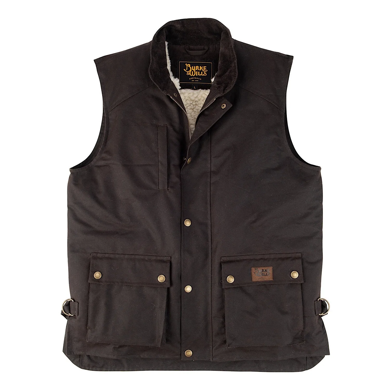 Burke & Wills Men's Derwent Vest Brown