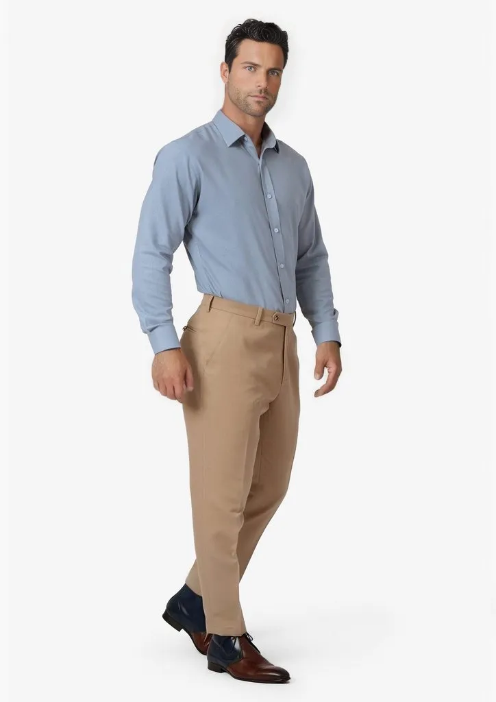 Camel Cotton Chino Pants