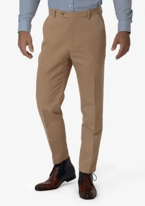 Camel Cotton Chino Pants