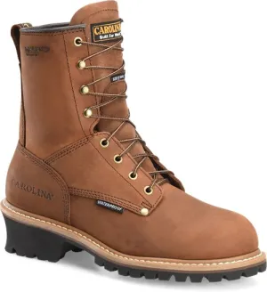 Carolina Men's 8" Waterproof Insulated Logger Boot - CA4821