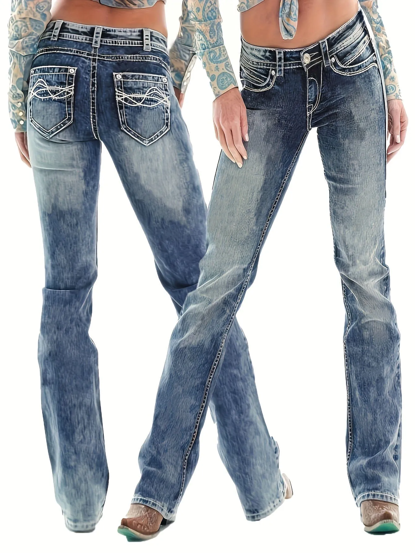 Casual Bootcut Jeans