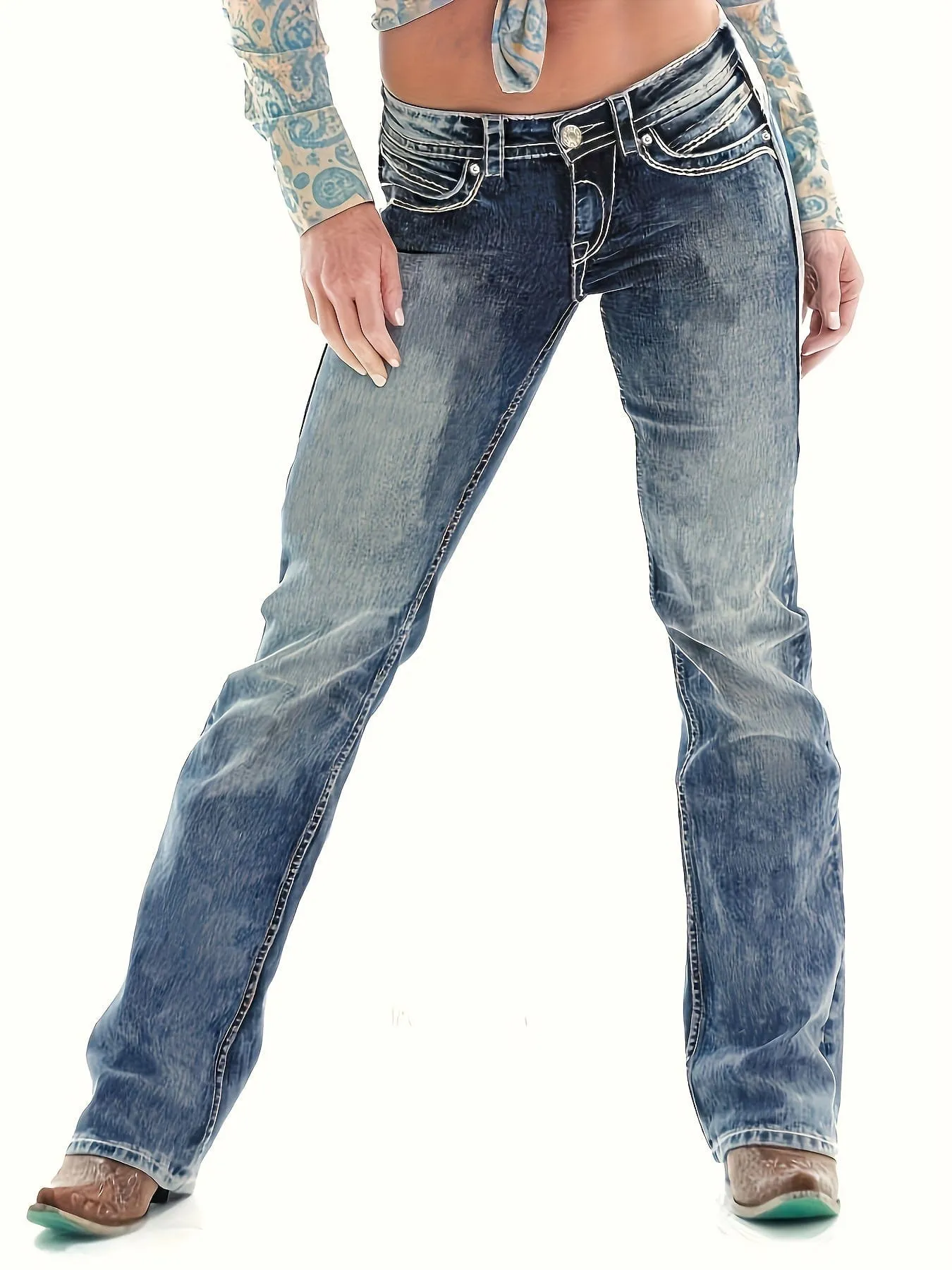 Casual Bootcut Jeans