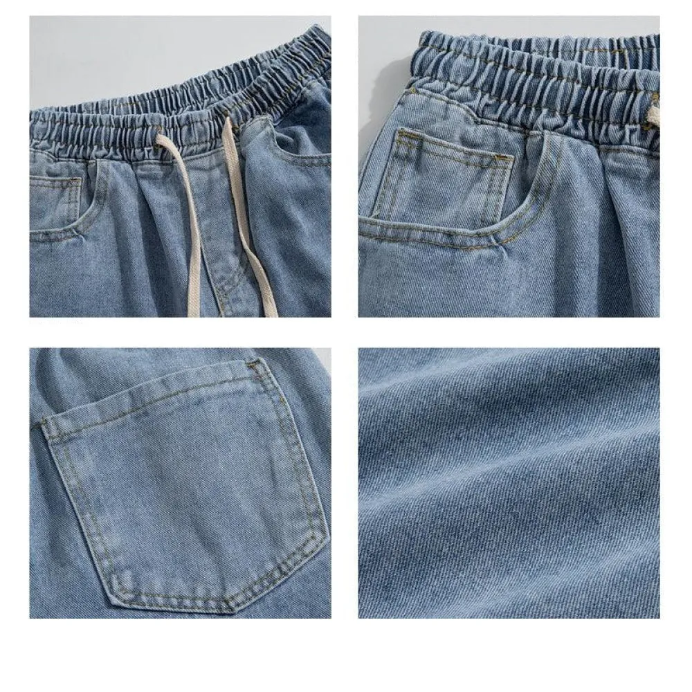 Casual Drawstring Jeans