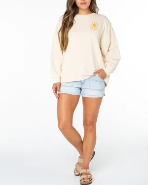 Coastal Motion Sweatshirt - Parchment