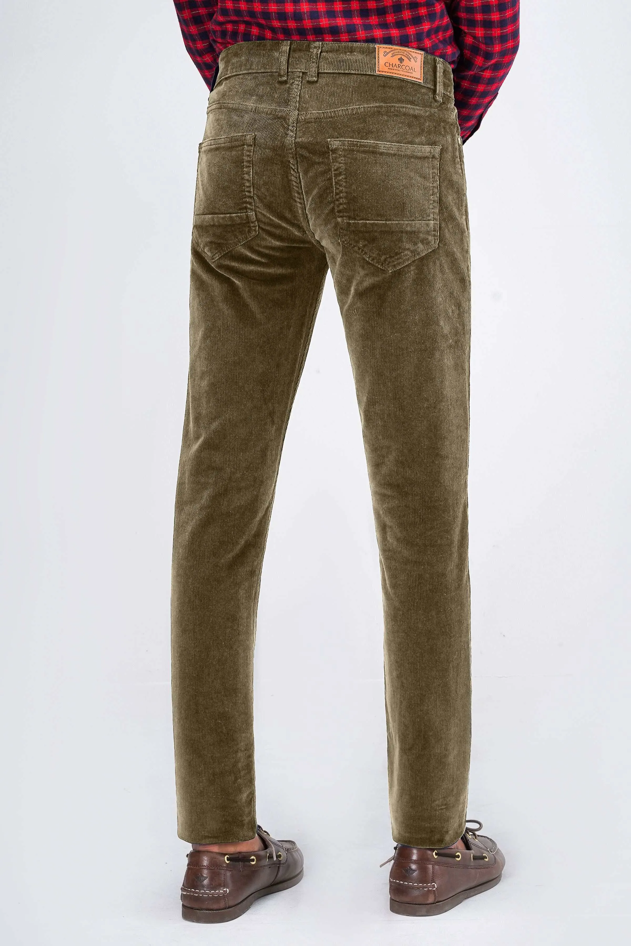 CORDUROY 5-POCKET PANT DARK KHAKI