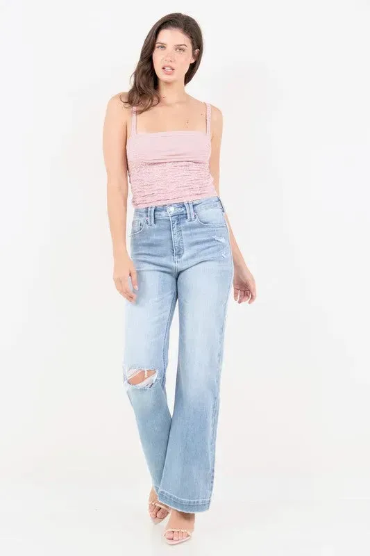 Corset High Rise Modern Wide Jeans