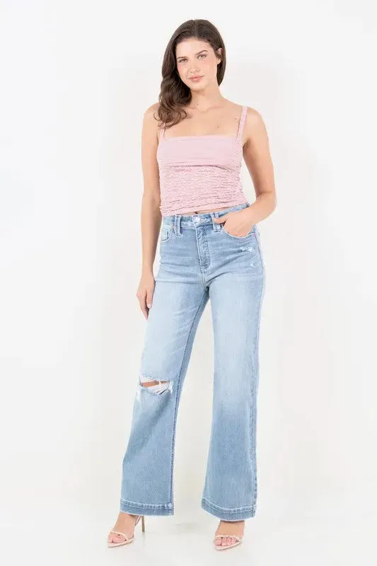 Corset High Rise Modern Wide Jeans