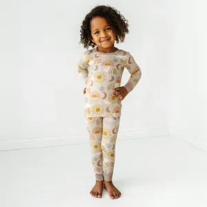 Desert Sunrise Two-Piece Pajama Set