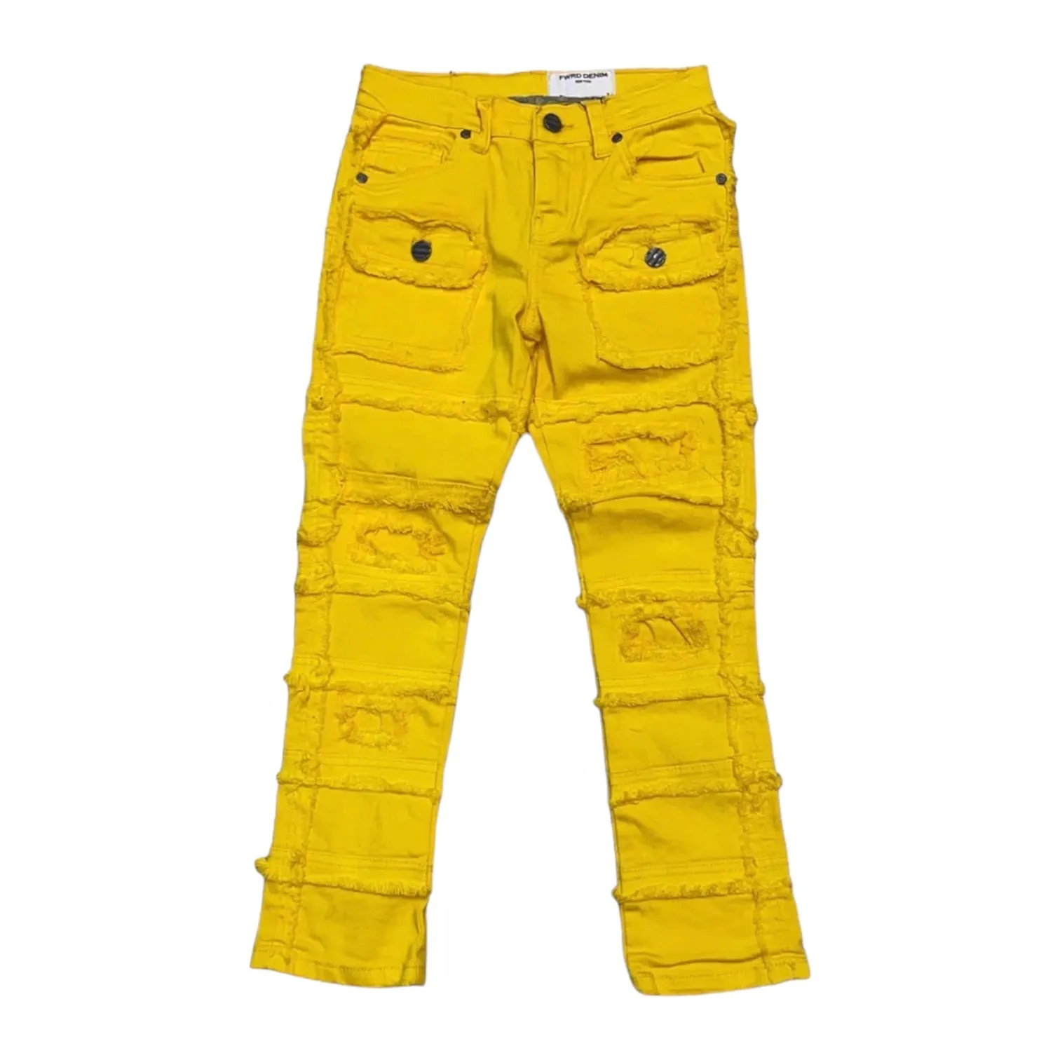 FWD: BOYS Layered Stacked Jeans 330044