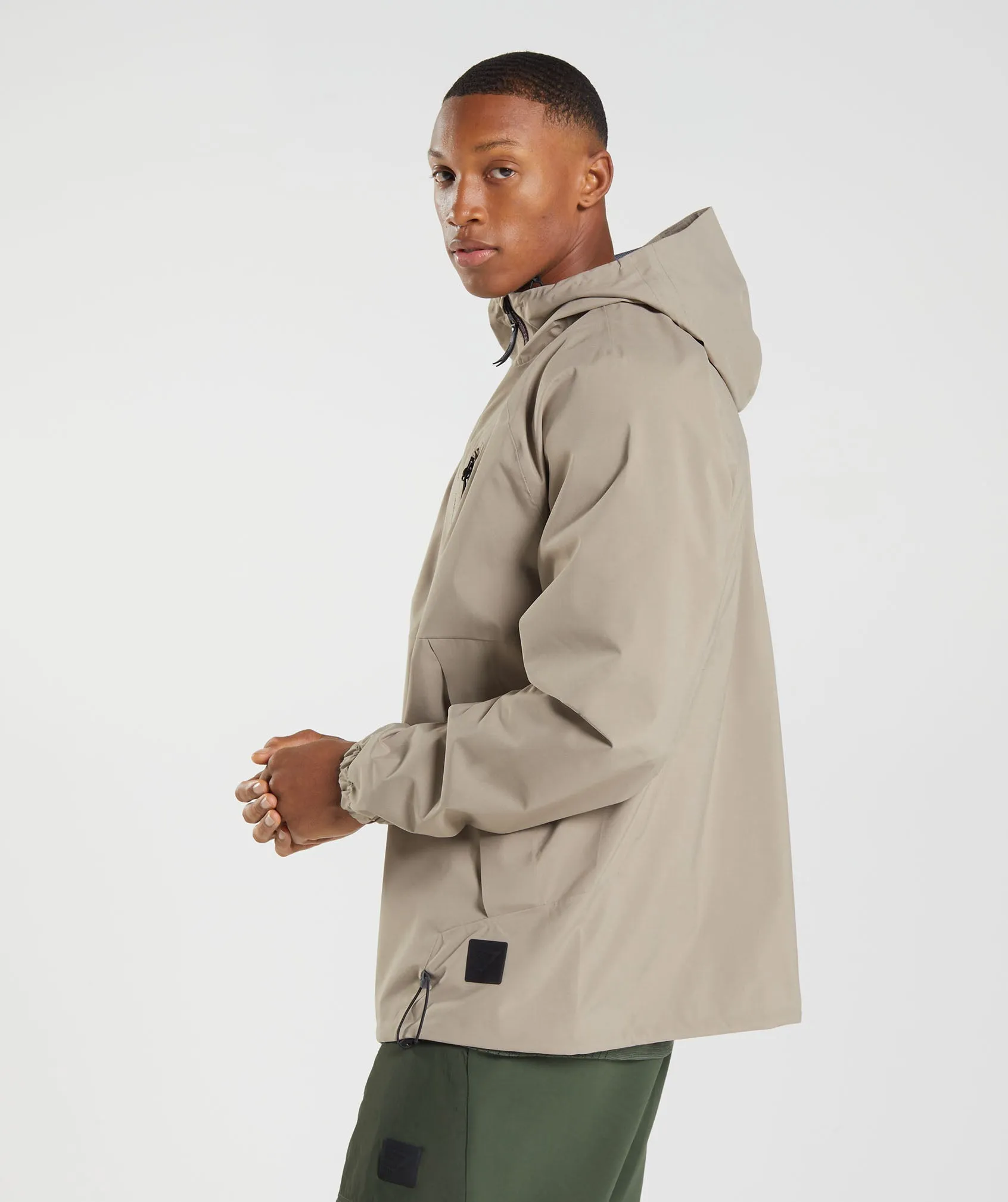 Gymshark Retake Jacket - Cement Brown