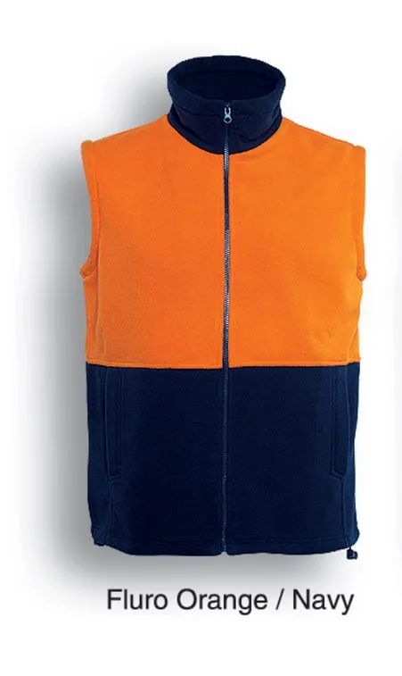 Hi Vis Polar Fleece Safety Vest SJ0541