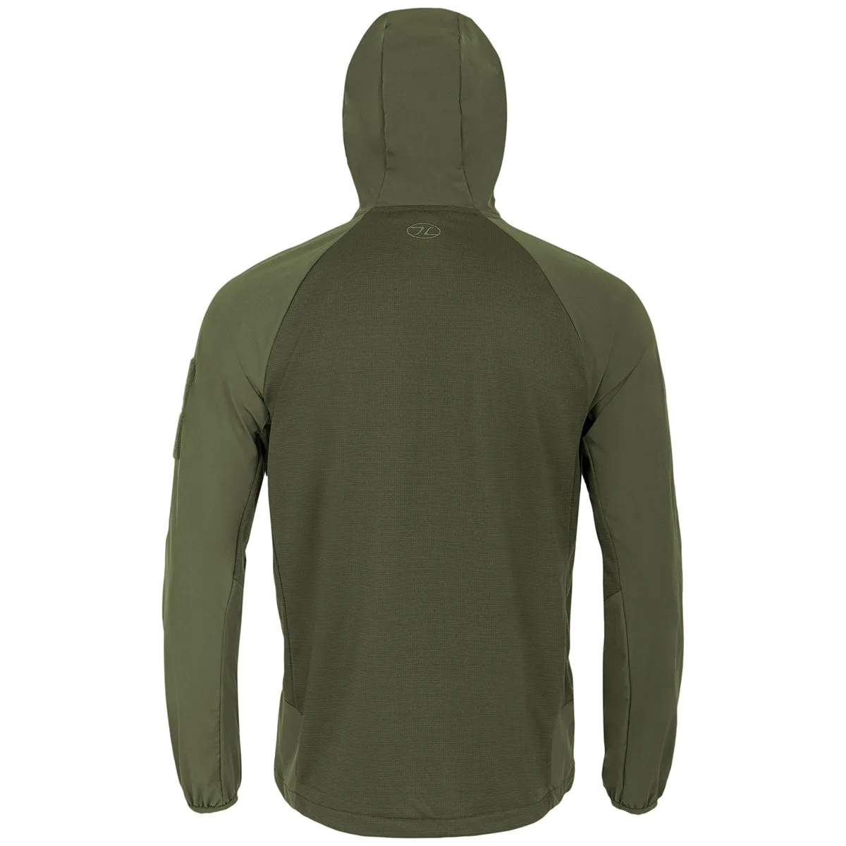 Highlander Hirta Hybrid Tactical Zip Hoodie Olive Green