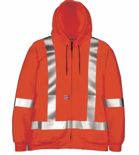 Hoodie - Big Bill Flame-Resistant Windproof Reflective Sweatshirt with Detachable Hood RT27WP11 / RT27WP12