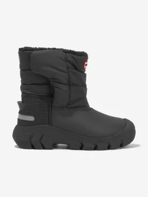 Hunter Kids Intrepid Snow Boots in Black