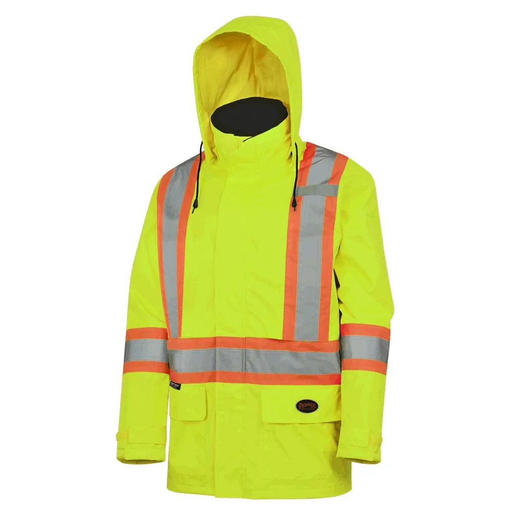 Jacket - Pioneer Hi-Viz 150D Lightweight Waterproof Safety Jacket, 5594 / 5596