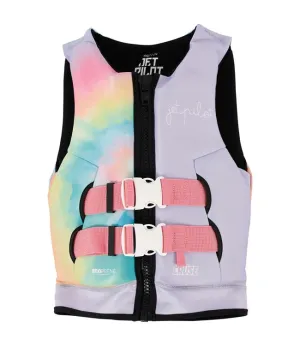 Jetpilot Cause Girls Life Vest (2025) - Tie Dye