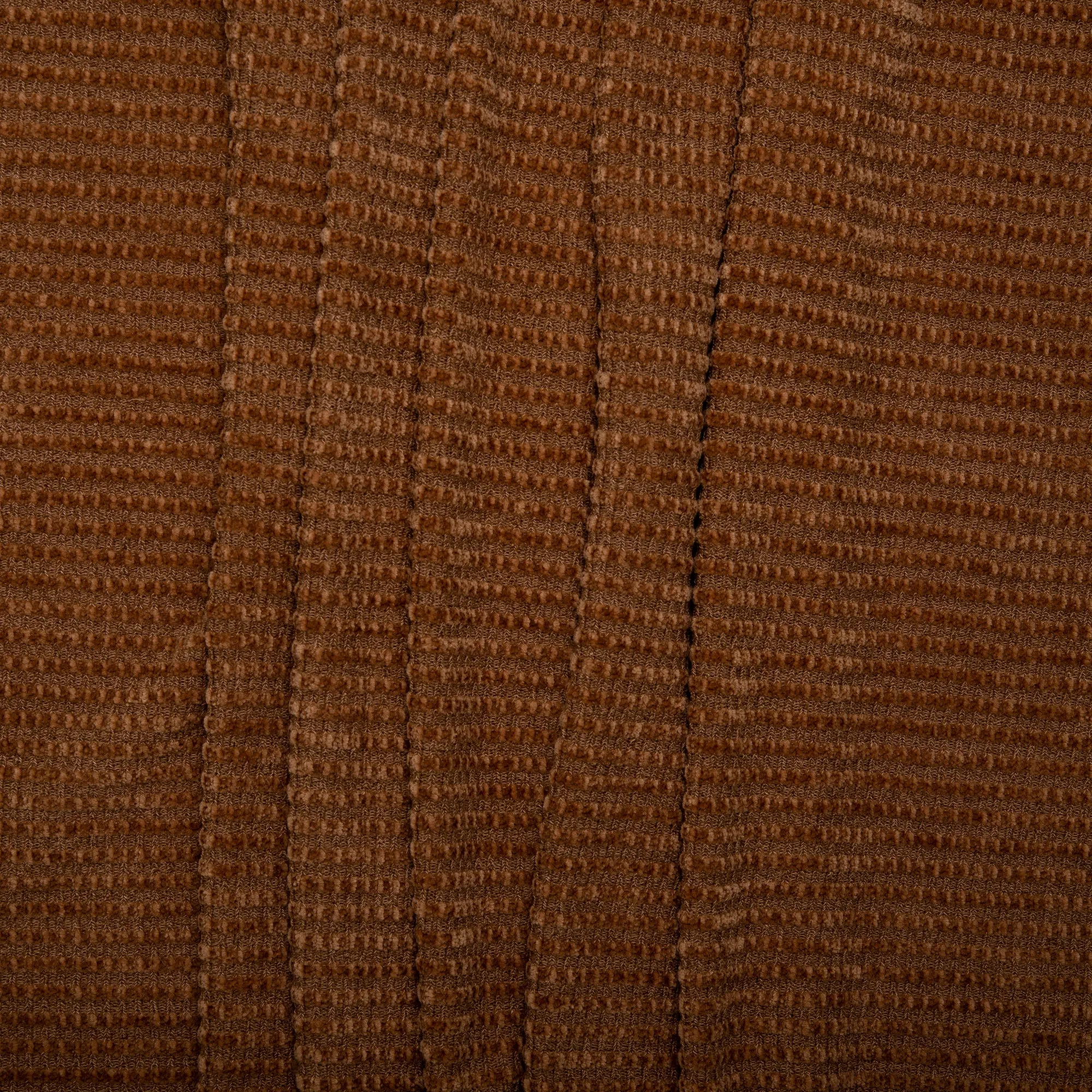 Knit - CHENILLE & BOUCLE - Solid - Brown