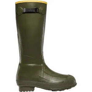 Lacrosse Men's 18" Burly Foam Insulated Rubber Boot - Green 266040