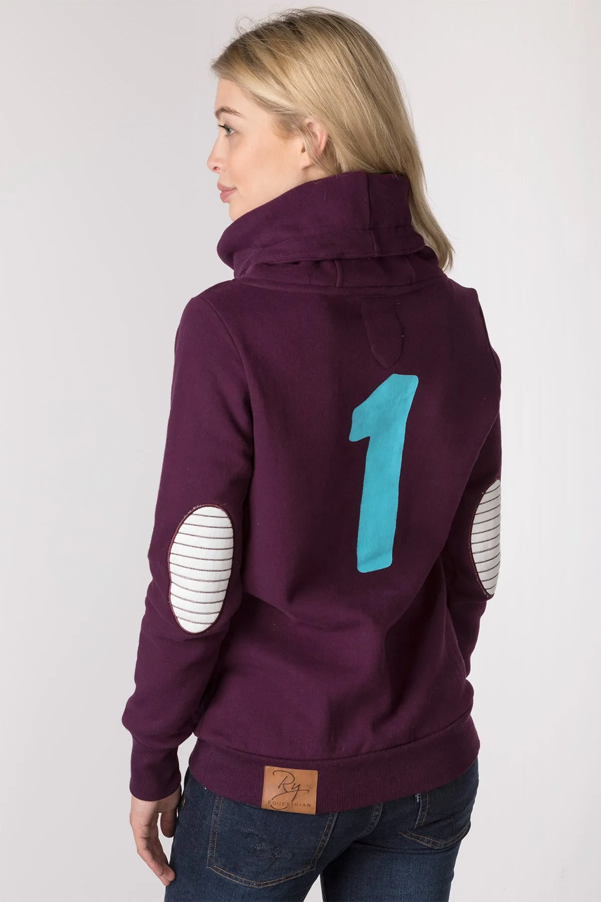 Ladies Cross Neck Sweatshirt with Number