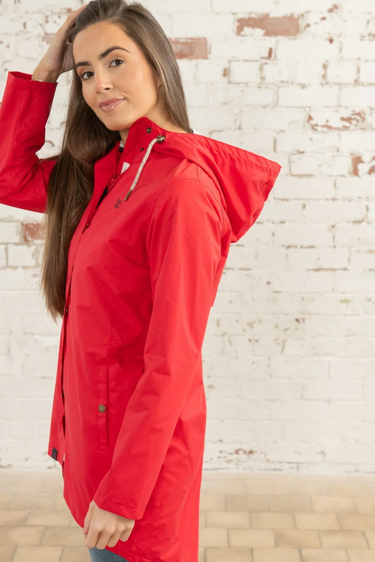 Long Beachcomber Jacket - Poppy