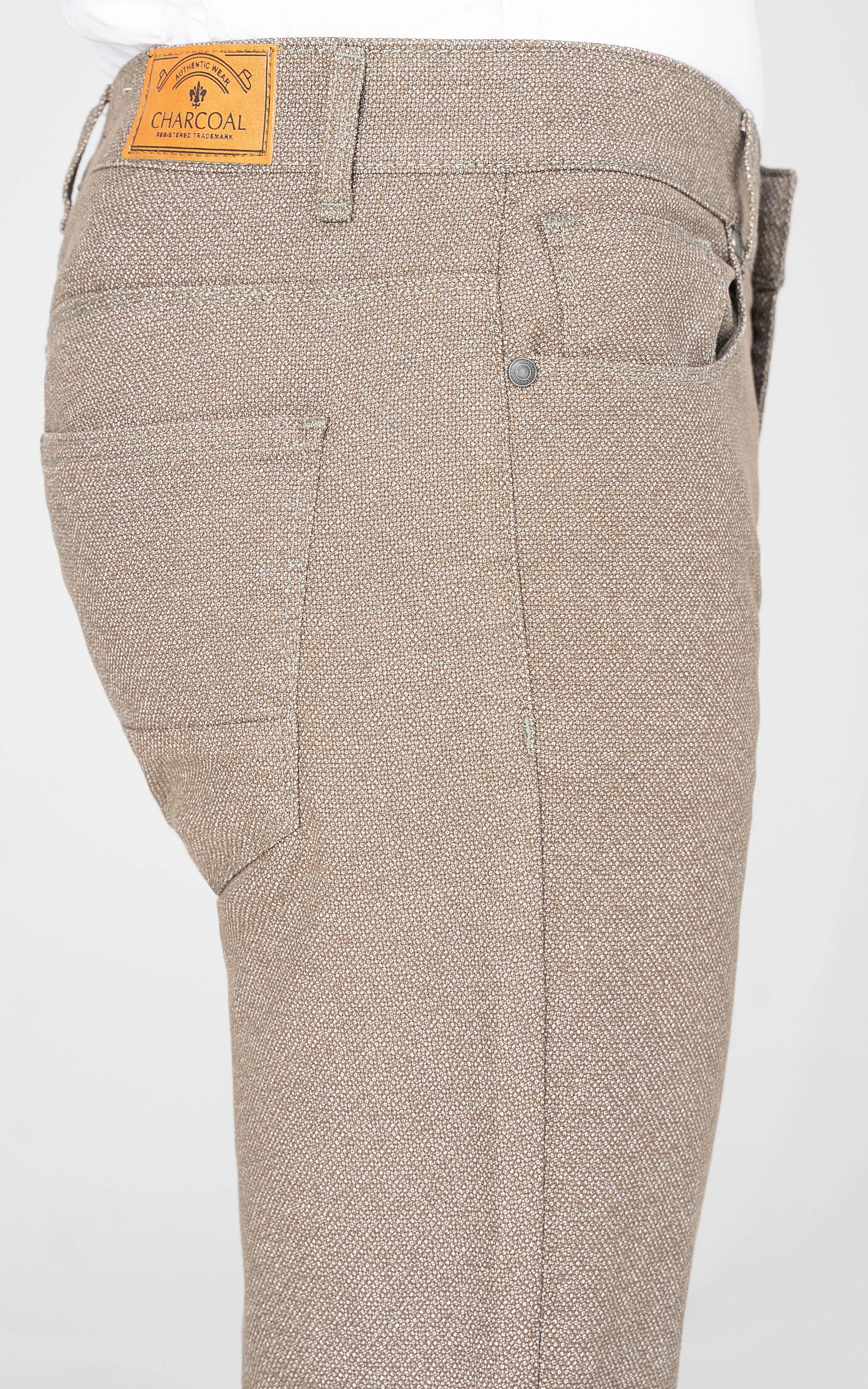 MELANGE 5-POCKET PANT KHAKI