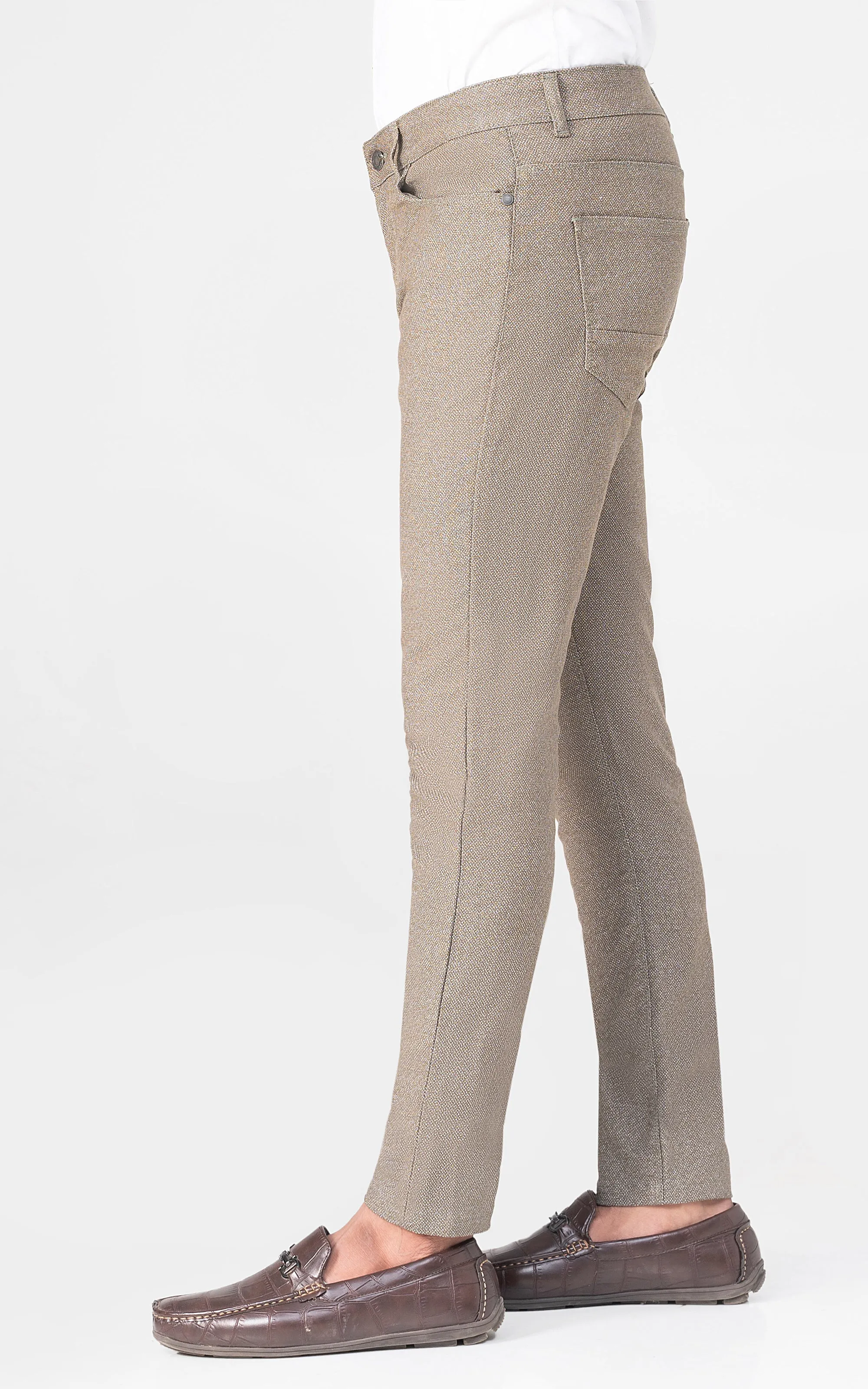 MELANGE 5-POCKET PANT KHAKI