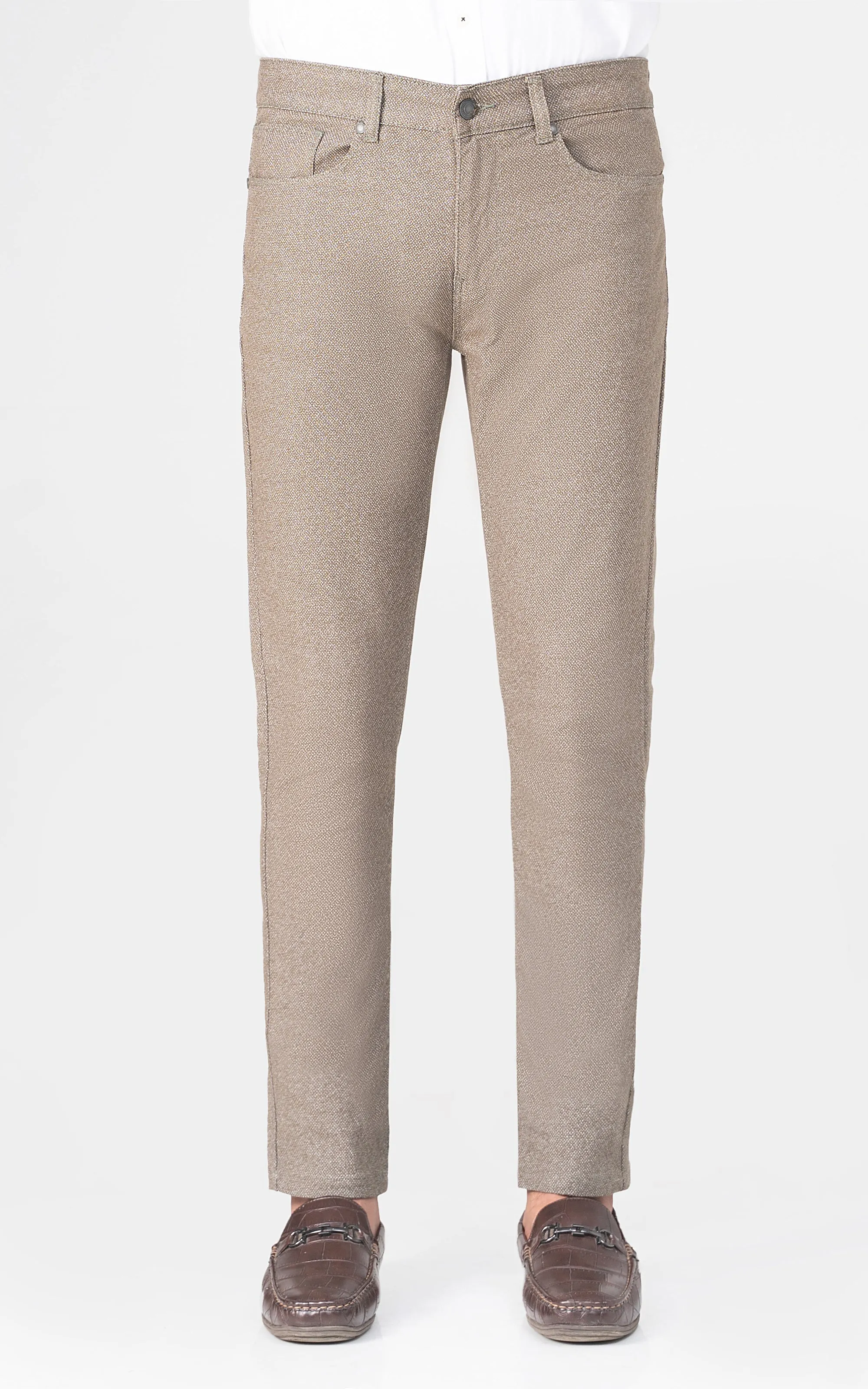 MELANGE 5-POCKET PANT KHAKI