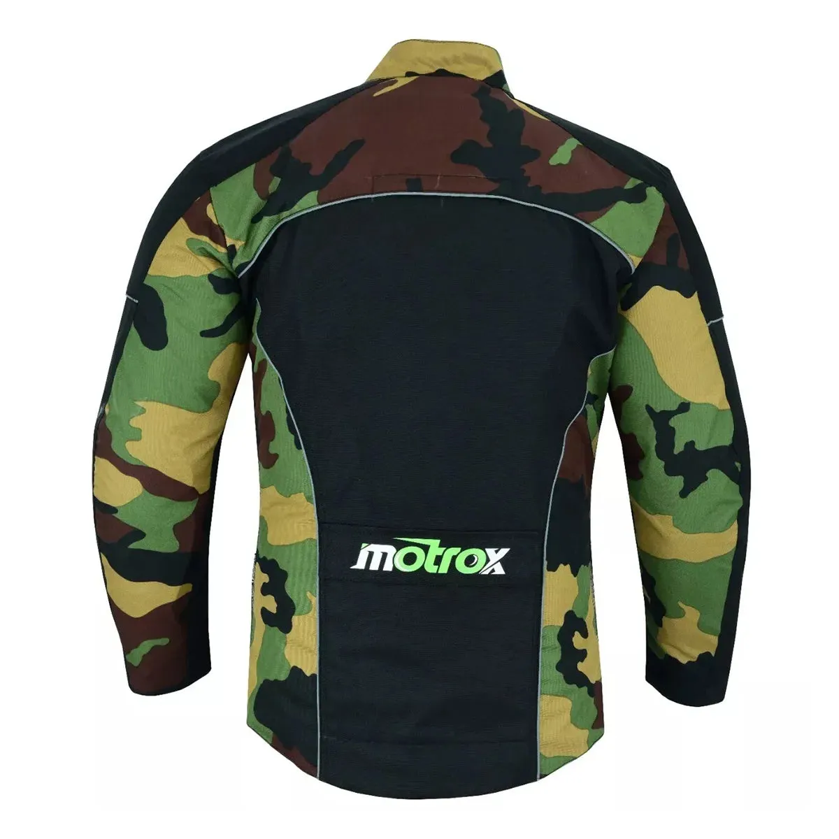 Men Camo Jacket Waterproof Green Camouflage Touring Jacket