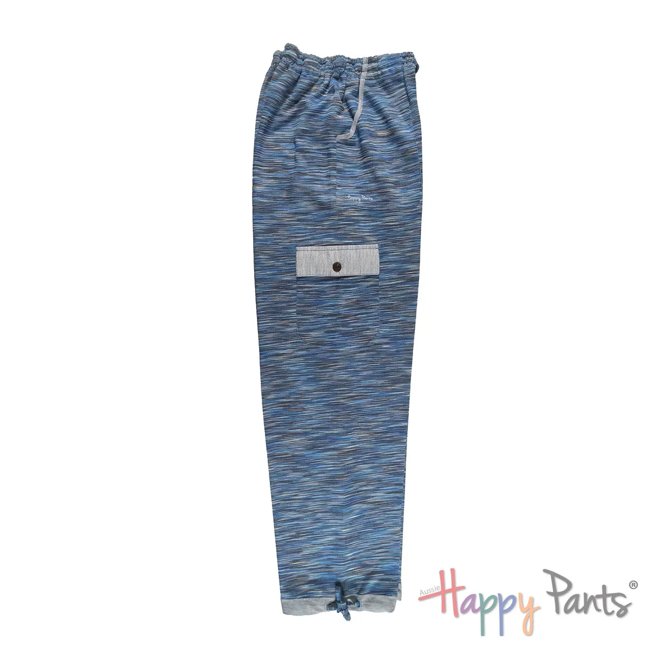 Pacific Blue Men Happy Pants