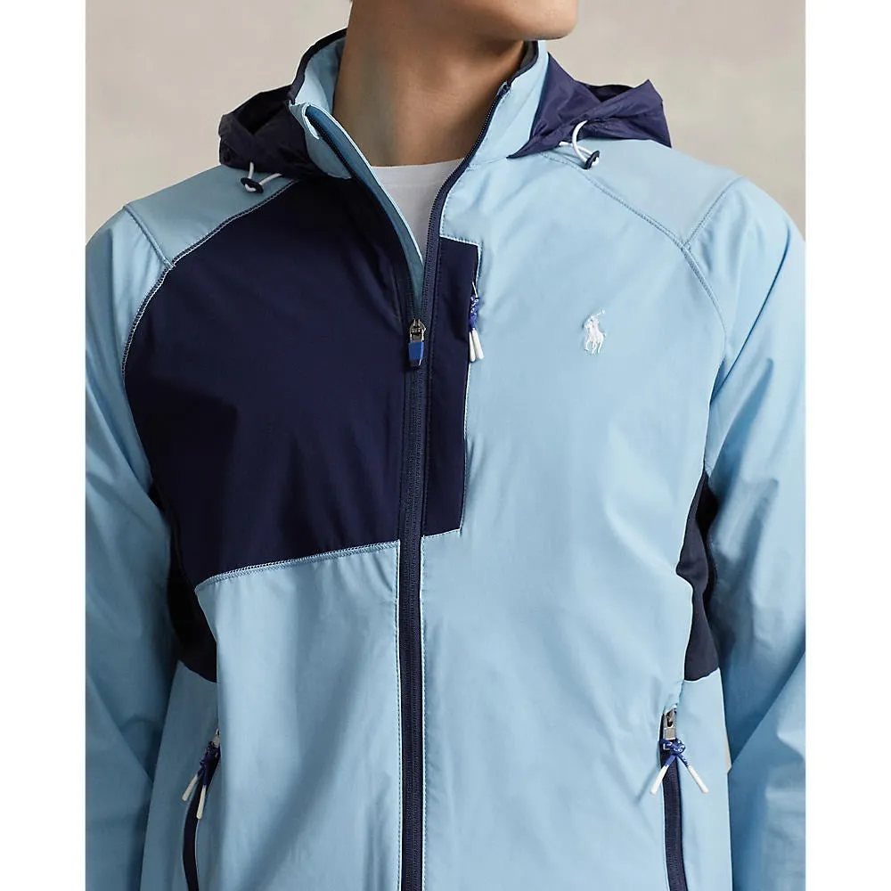 Polo Performance Ralph Lauren Packable Water-Repellent Hooded Golf Jacket - Powder Blue