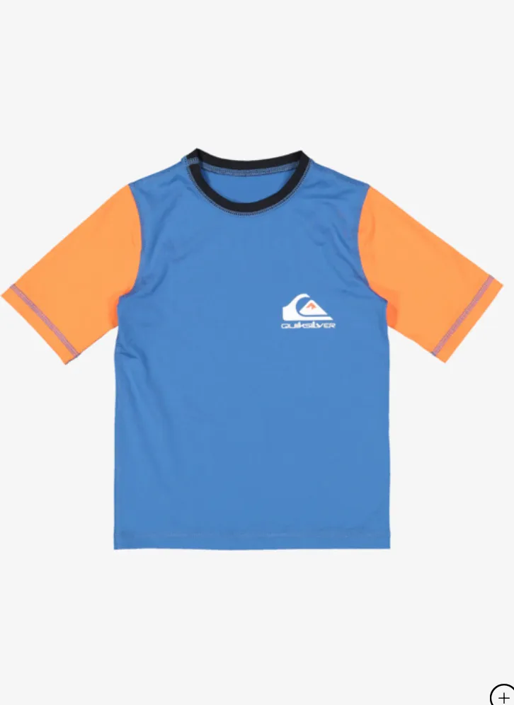 Quiksilver. Heats Omni - Short Sleeve Upf 50 Rash Vest For Boys 2-7