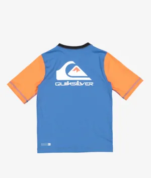 Quiksilver. Heats Omni - Short Sleeve Upf 50 Rash Vest For Boys 2-7