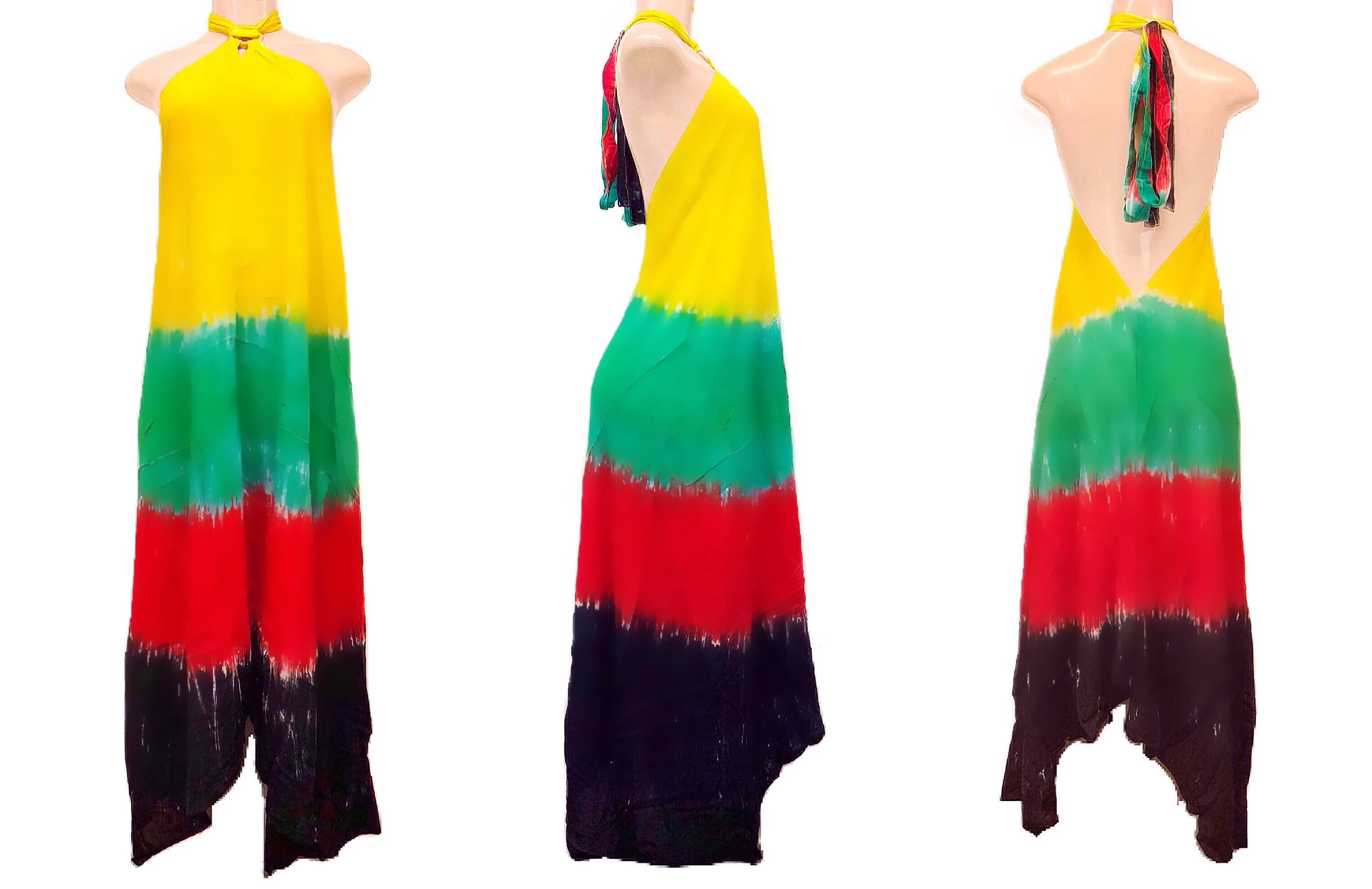 Rasta Reggae Jamaican Maxi Dress