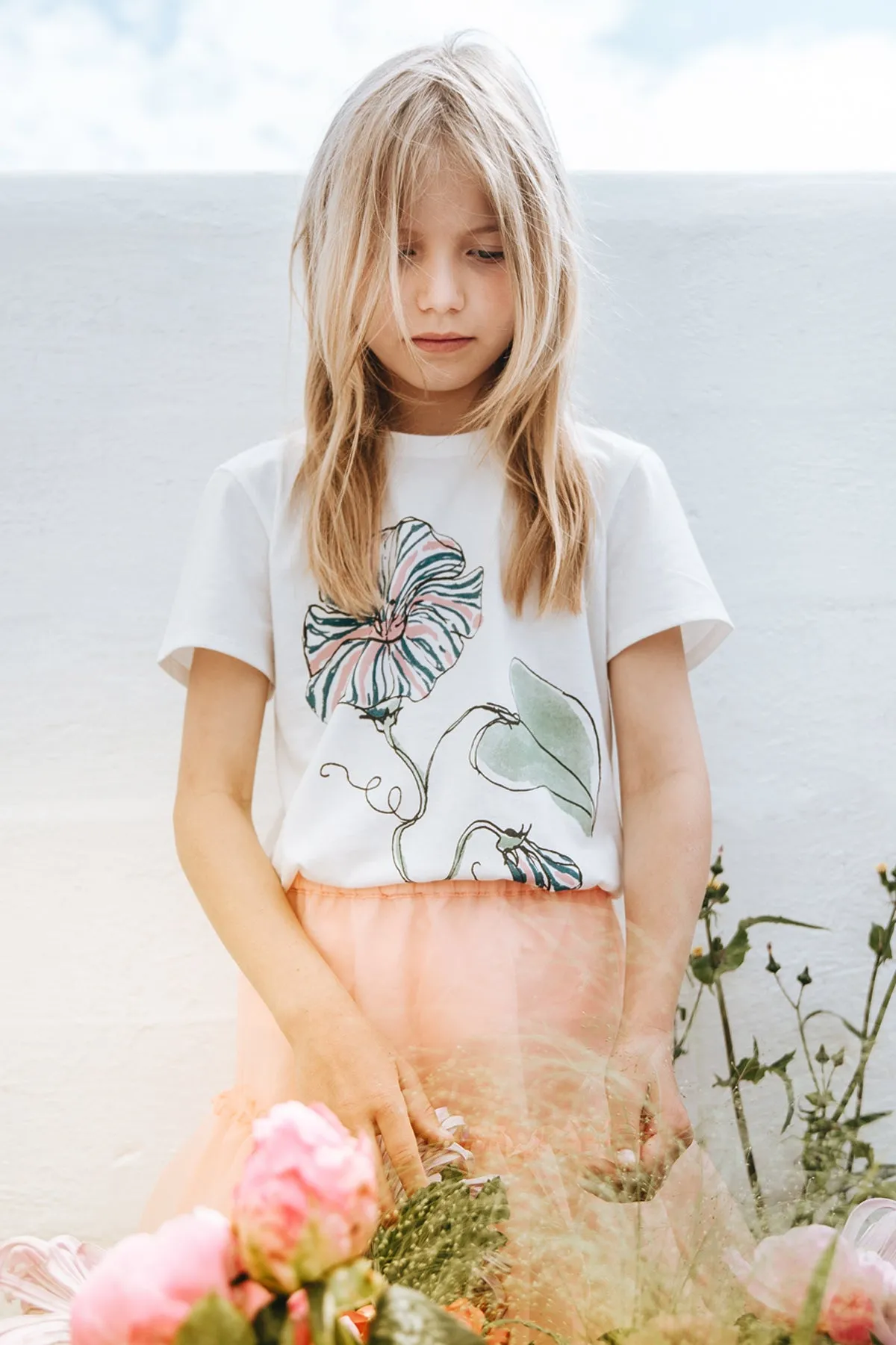 Soft Gallery Bass Girls T-Shirt - Primrose