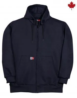 Sweatshirt - Big Bill Flame-Resistant and Windproof Sweatshirt With Detachable Hood DW27WP12